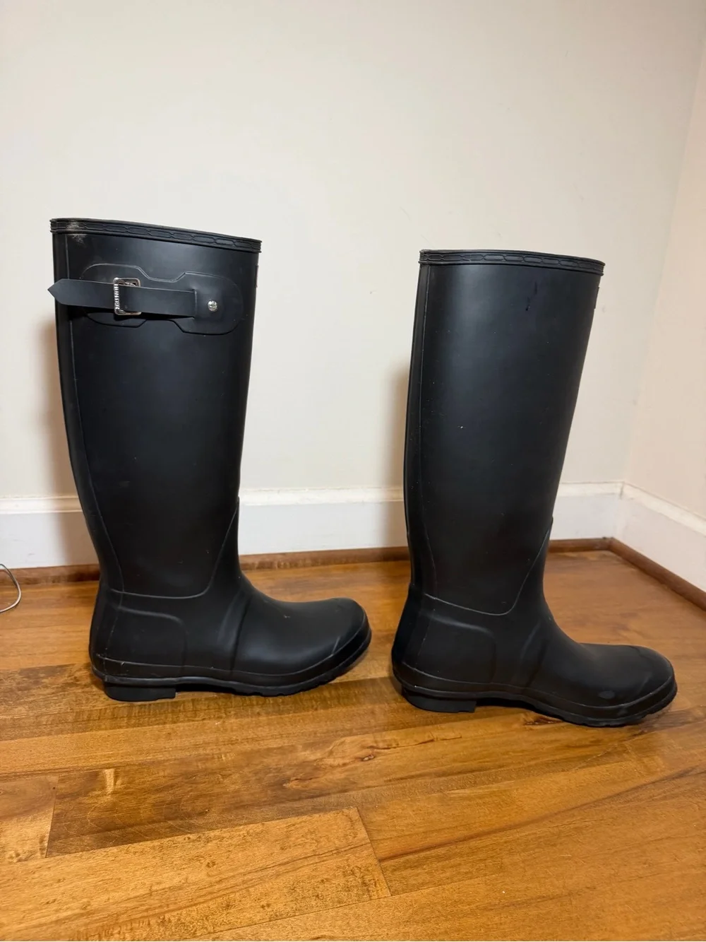 Hunter Women’s Original Matte Tall Rain Boots — Black